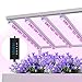 Grow lights 60W LED Plant Light Strips, MIXC 2019 Upgraded Version Growing Lamp with Timer 24 hours Cycling 5 Dimmable Levels Red/Yellow Full Spectrum for Plants Succulent Seedling with Gifts [4-Pack]