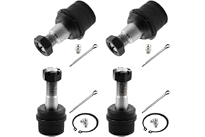 MotorbyMotor 4WD Front Upper Lower Suspension Ball Joint fits for Ford F-250 F-350 F-450 F-550 Super Duty Excursion Heavy Duty Ball Joints Kit K8388 K8607T