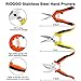 RIOGOO 3 Pack Gardening Shears Hand Pruner Pruning Shears Stainless Steel Bypass Garden Clippers
