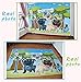 GYA 7x5ft Puppy Dog Pals Paw Birthday Party Backdrop Boys Kids Happy Birthday Photography Background Cake Table Decor Banner Baby Shower Photo Studio Booth Props
