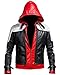 Arkham Knight Red Hood Jason Todd Hoodie Jacket (X-Large, White)