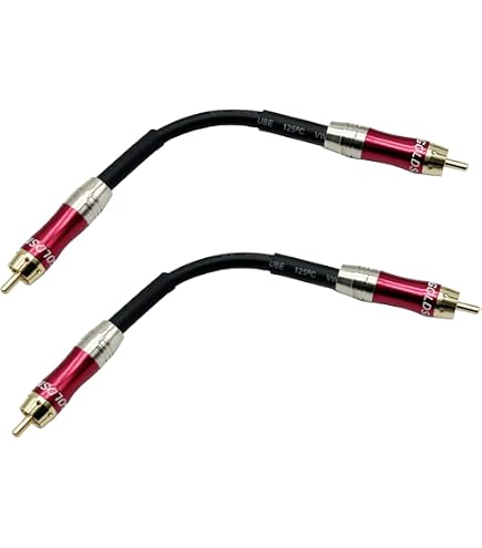 AudioQuest RCA Male-to-Male Preamp Jumpers-2 Pack : Amazon.ca