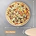 Pizza Stone, 16''x 16'' Round Engineered Tuff Cordierite Durable Baking Stones for Ovens & Grill & BBQ, Stone Oven Round Pizza Stone