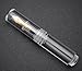 czxwyst Wancai Mini Transparent Pocket-Size Eyedropper Fountain Pen Fine Nib 0.5mm (Clear and bright)