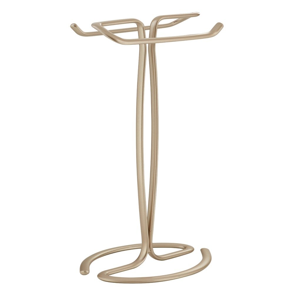 iDesign Axis Bathroom Hand Towel Holder, Metal Hand Towel Stand