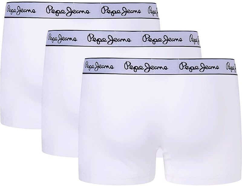 Herren Pepe Tk 3P Trunk Weiß, M (3 Stück), weiß, M