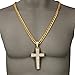 Gold Chain for Men Cross Necklace Hip Hop Jewelry 30 Inchs