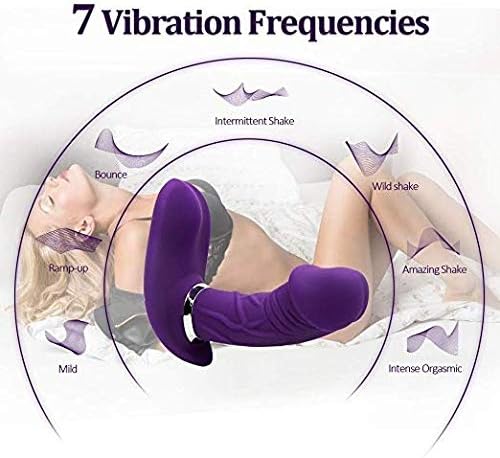 YTDJOH Women's Hand Free Female Electric 7 Vibrating Handfree Passion Realistic Women Toys Tshirt USB Rechargeable Double Motor