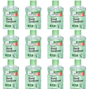 Assured Hand Sanitizer with Aloe, 8 oz. Bottles - (12 PACK)