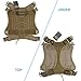 EXCELLENT ELITE SPANKER Tactical Dog Harness Military Service Dog Harness No-Pull Working Dog Vest Adjustable Training Vest Patrol Harness with Handle for Small Medium Large Dogs(Coyote Brown-L)
