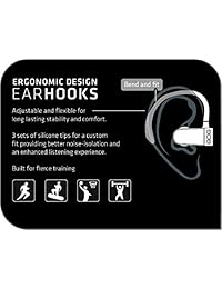 EarCanz 808 Tru Sport   Auriculares inalámbricos con Bluetooth, color blanco Negro