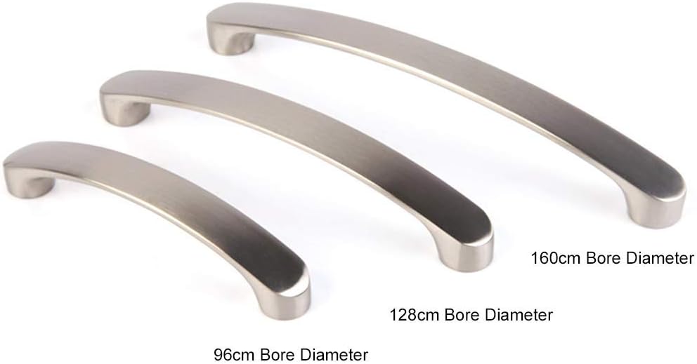 MOOUK Stainless Steel Cabinet Door Handle for Wardrobe Cupboard 96Mm, As Picture Show - Image 3