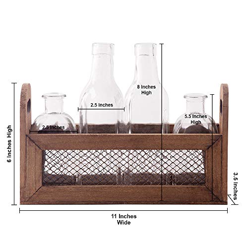 1 Flower+Vases+Wooden+Rack+Chicken