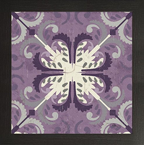 Frame Company Watson Range Lavender Glow Square III by Pela Studio, Photo Frame - 8 x 8 Inches, Black