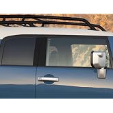 Rvinyl Pillar Post Pre Cut Window Trim Kits in Matte Black Compatible with Toyota FJ Cruiser 2007-2014 - Adhesive Backs