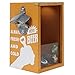 Lily's Home Humorous Beer Cap Opener with Shadow Box Caps Holder, Always Fresh and Cold Quote, Makes the Ideal Gift for the Happy Beer Lover, A Great Father's Day and Christmas Gift for Him