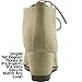 Women's DailyShoes Fashion Up Round Toe Ankle High Oxford Wedge Bootie