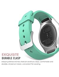 Gear S2 Watch Band, Moko [6 Pack] Reemplazo de Silicona Suave Sport Band Reloj Inteligente para Samsung Gear S2 (S2 SM R720 sm r730 sólo), Multi colores (no Fit S2 Classic (SM R732 & sm r735) & Gear FIT2)