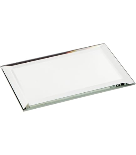 Mirror Glass Plymor 1x4 Inch Rectangle - 3mm Thick Non-Beveled For ...