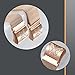 bayite Milanese Loop Bands Compatible Fitbit Charge 2, Stainless Steel Magnet Lock Metal, Rose Gold with Rhinestone Large