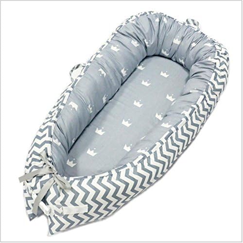 Baby Lounger - Portable Super Soft and Breathable Newborn Infant Bassinet, Newborn Cocoon Snuggle Bed Soft Baby Cushion Breathable Nest