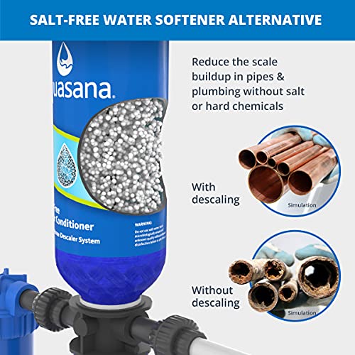 Aquasana Whole House Water Filter System Water Softener Alternative w/ UV Purifier, SaltFree