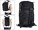 REPEAK Military Tactical Backpack Molle Bug Out Bag Hiking Bag Outdoor Trekking Camping Travel Bag 25L (Black)