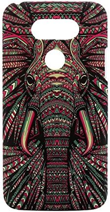 Lifelomo LG G5 Matte Hard Case , Aztec Animal Faces Back Cover for LG G 5 H850 (Elephant)