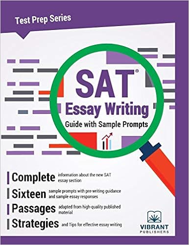 SAT Essay Writing Guide with Sample Prompts (Test Prep Series) SAT Essay Writing Guide with Sample Prompts (Test Prep Series)