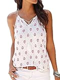 Famulily Women's Print Sleeveless Spaghetti Strap Tank Tops Camisole Vest