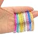08-JSEA 50pcs Colorful Bracelet Bangles Set Stackable Indian Bangles Women Girls
