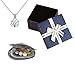 RSTBABY Pearl Necklace Lotus Pendant Locket Pearl Necklaces Pearls in Oyster Kit Set Women Wish Gift