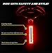 BLITZU Cyborg 180T Bike Light ULTRA BRIGHT USB Rechargeable Bicycle Tail Light. REPAIR MULTITOOL KIT INCLUDED RED Rear LED Accessories for Road Bikes Helmets. Easy To install Cycling Safety Flashlight