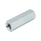 NIDAYE 10 Packs 3/8"-16 Rod Coupling Nuts, UNC