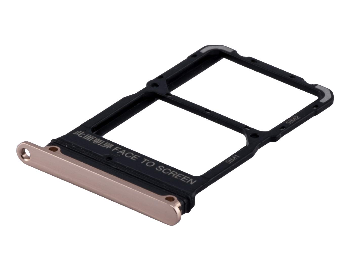 ICONIGON Replacement for Mi 10 (5G) Dual SIM Slot Card Holder with Gasket (Gold)