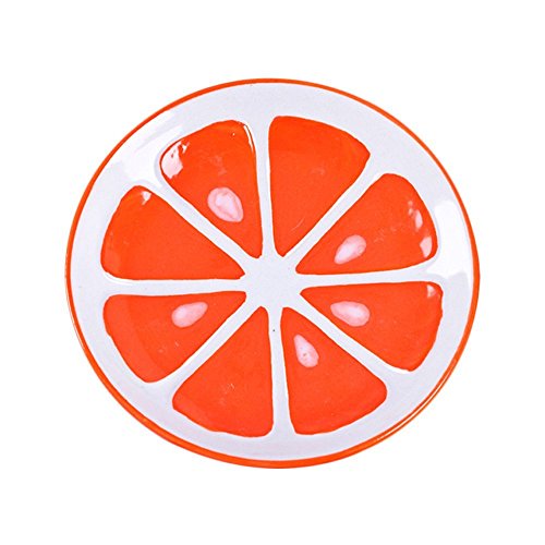 image for XDOBO 4Pcs Cute Fruit Pattern Ceramics Seasoning Dishes/Tea Bag Holder