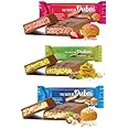 Dubai Chocolate Bars Series – 'Strawberry, Hazelnut, and Pistachio' Crispy Filled Viral Knafeh Chocolate Bars with Rich Cream and Kataifi – 30g x 3 Pieces (3.17 oz - 90g)