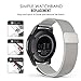 Gear S3 Watch Band, MoKo Milanese Loop Stainless Steel Mesh Smart Watch Strap for Samsung Gear S3 Frontier / S3 Classic/Galaxy Watch 46mm / Moto 360 2nd Gen 46mm Smartwatch, Silver
