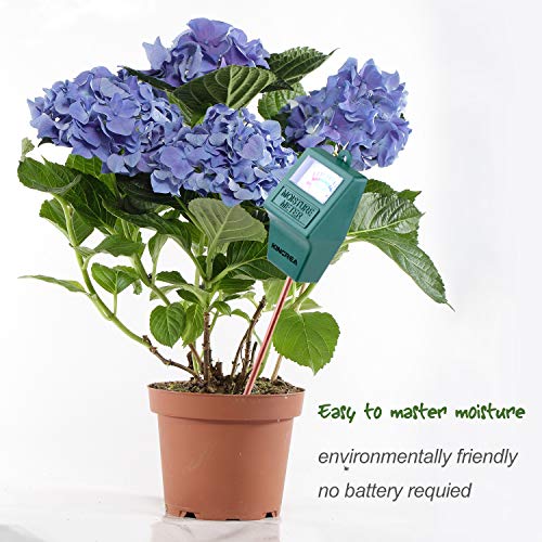KINCREA JP02 S10 Moisture Meter, Hygrometer Soil Water Monitor for Gar, Green