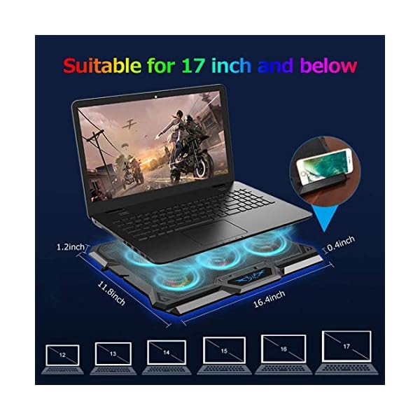 Laptop-Cooling-Pad-Laptop-Cooler-with-6-Quiet-Led-Fans-for-156-17-Inch-Laptop-Cooling-Fan-StandSwitch-Control-Fan-Speed-Function LIANGSTAR Laptop Cooling Pad, Laptop Cooler with 6 Quiet Led Fans for 15.6-17 Inch Laptop Cooling Fan Stand,Switch…