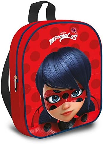 Miraculous Ladybug Face Backpack 29cm / 11.4" inchs