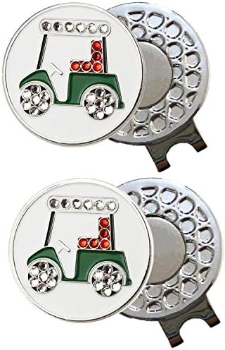 FINGER TEN Golf Ball Markers 3 Pcs with 2 Pack Hat Clip Value Gift Set, Mark Pattern USA, Eagle, Ribbon in Choice for Men Women Kid FINGER TEN Golf Ball Markers 3 Pcs with 2 Pack Hat Clip Value Gift Set, Mark Pattern USA, Eagle, Ribbon in Choice for Men Women Kid