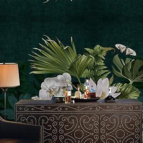 Wall Mural Tropical Rainforest Removable Self-Adhesive Large Wallpaper - 66x96 inches