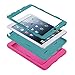 HT Ultra Slim Hybrid Dual Layer Protective Case for iPad mini 1 / 2 / 3 - Rosered