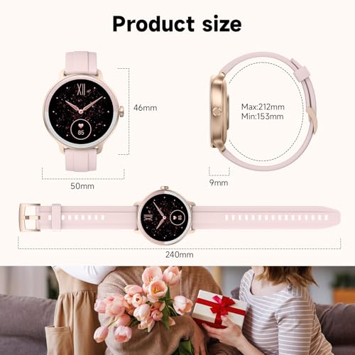 Smart Watch for Men Women, Bluetooth Calling, 1.27" HD Touchscreen Fitness Tracker, 100+ Sports Modes, AI Built-in, Heart Rate/Sleep/Step/SpO2 Monitor, IP68 Waterproof, Smartwatch for Android iPhone
