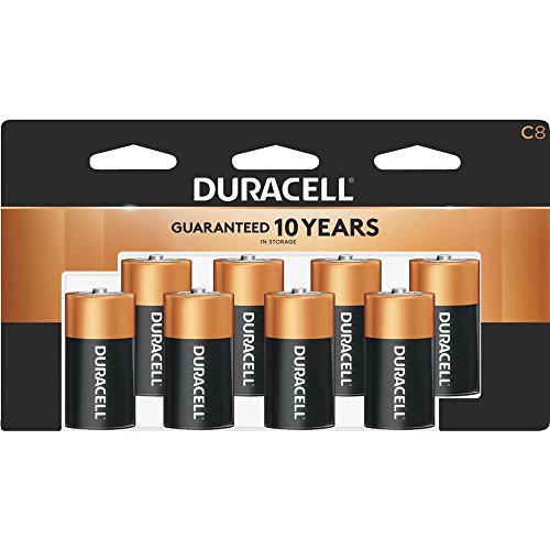 Duracell – CopperTop C Alkaline Batteries with Recloseable Package – Long Lasting, All-Purpose C Battery for Household…