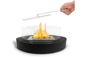 FANCY SHOP Tabletop Fire Pit, Table Top Firepit for Indoor Home Decor, BBQ Outdoor Decoration Living Dining Room Patio Balcony Backyard Garden, Small Fireplace Fire Bowl Housewarming Gift