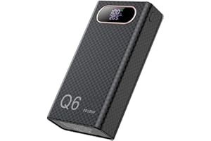 Vernijtrdy PD100W Power Bank Shell for Winter, 6x21700 Battery DIY Housing, Supports /PD3.0/QC3.0 Charging for Laptop& Phone