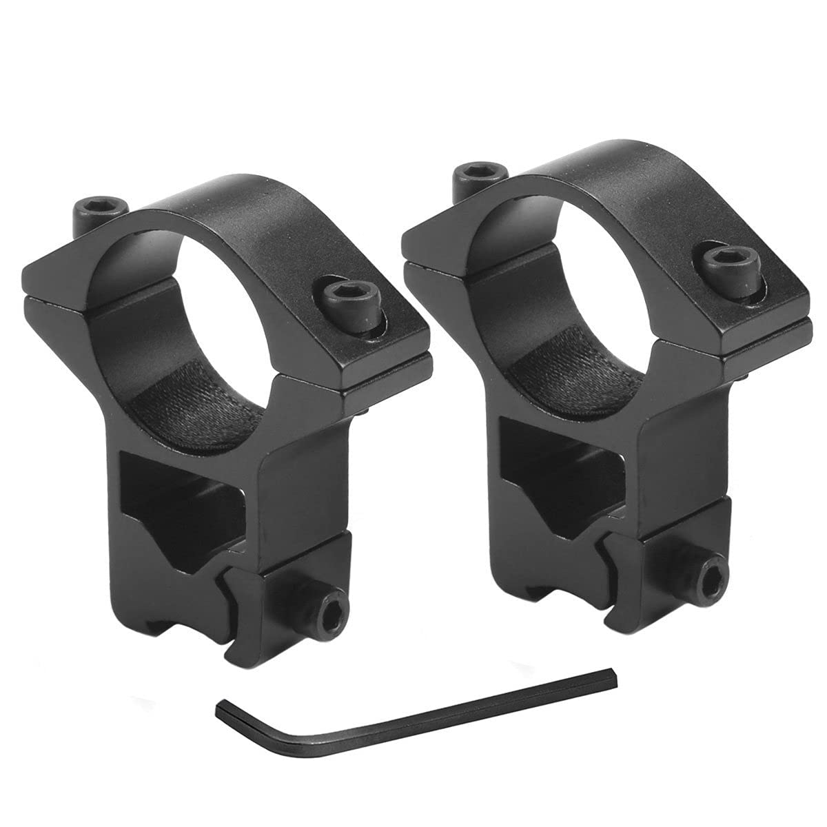 YONCONO 11mm Dovetail Scope Mount Rings for 1'' Tube High Profile,2Pcs
