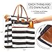 QAQADU Diaper Bag - Changing Pad & Stroller Straps - for Boys and Girls - Unisex Tote Bag - Fashionable Mommy Organizer - Nappy Pockets for Diapers, Wipes and Bottles - Great Gift for Mom